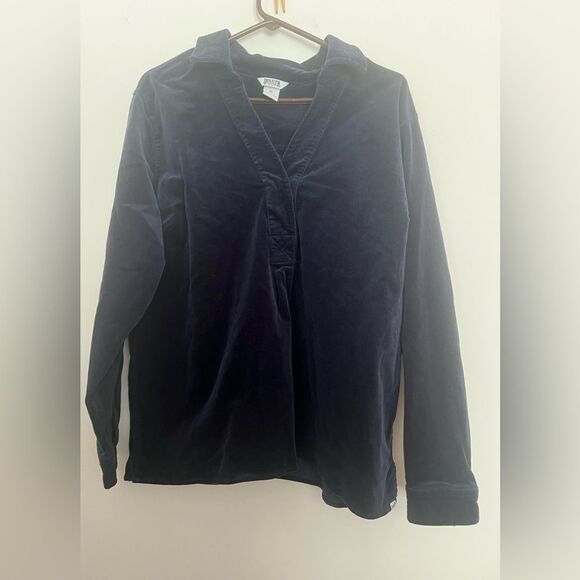 Duluth Trading Co Dark Blue Corduroy Shirt - Picture 1 of 3